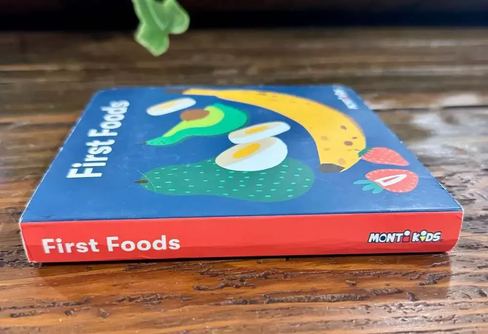 Monti Kids First Foods Board Book for Toddlers